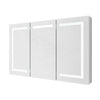 Pro Shower 48x30 Rectangular Silver LED Medicine Cabinet