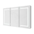Pro Shower 48x30 Rectangular Silver LED Medicine Cabinet