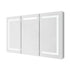 Pro Shower 48x30 Rectangular Silver LED Medicine Cabinet