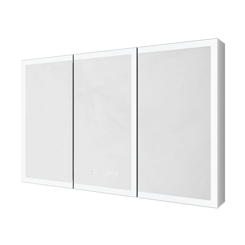 Lumen Series 48x30 Recessed/Surface Mount LED Medicine Cabinet - Outer Glow