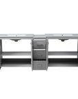Elysian 84" Freestanding Bathroom Vanity with Double Sinks – Grey