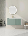 32" Floating Bathroom Vanity with Sink and Soft Close Door size: 40 X 20