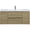 47/59" Modern Floating Bathroom Vanity with Resin Top Basin color: Oak | sink: single