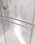 ACE DECOR Bypass Shower door color:Chrome