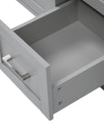 Elysian 84" Freestanding Bathroom Vanity with Double Sinks – Grey