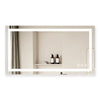 55"x30" Adjustable LED Bathroom Vanity Mirror with Brightness Memory – Anti Fog