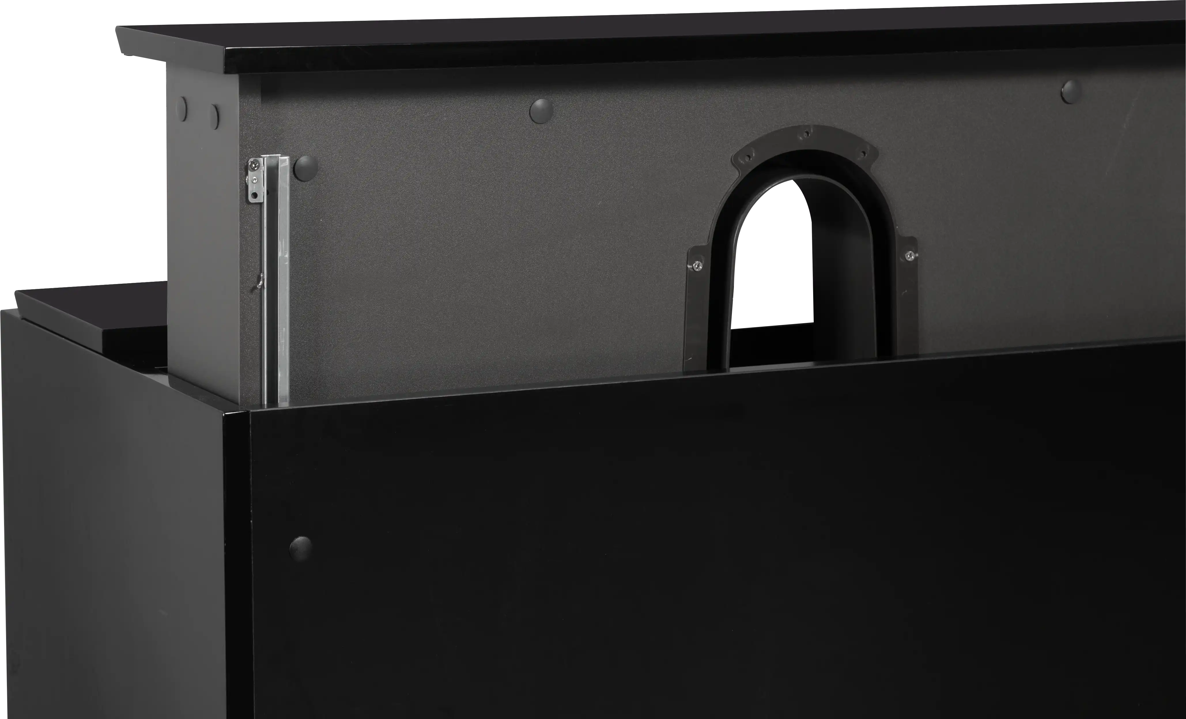 71 X 20 Modern Floating Double Sink Bathroom Vanity - Wall Mounted Storage Cabinet color: Black