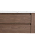 36" wall-mounted vanity with sink front view for 36 inch wall mounted bathroom | Ace Decor