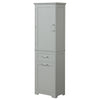 Valmor 68.1” Tall Bathroom Storage Cabinet in Grey