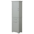 Valmor 68.1” Tall Bathroom Storage Cabinet in Grey