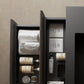 30" x 20" x 22" Modern Wall-Mounted Bathroom Vanity with Sink & Storage color: Black + Dark Walnut