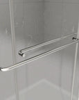 Modern Bathroom Shower Door color:chrome