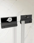 Modern Bathroom Shower Door color:matte black