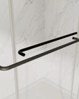 Modern Bathroom Shower Door color:matte black