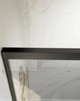 Modern Bathroom Shower Door color:matte black