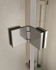 Frameless Bi Fold Shower Door color:chrome