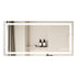 LuxeGlow Series 60"x30" Smart LED Mirror – Anti-Fog, Memory & Adjustable Lighting