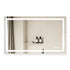 LuxeGlow Series 60"x36" Smart LED Mirror – Anti-Fog, Memory & Adjustable Lighting