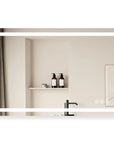 60"x40" Adjustable LED Bathroom Vanity Mirror with Brightness Memory – Anti Fog