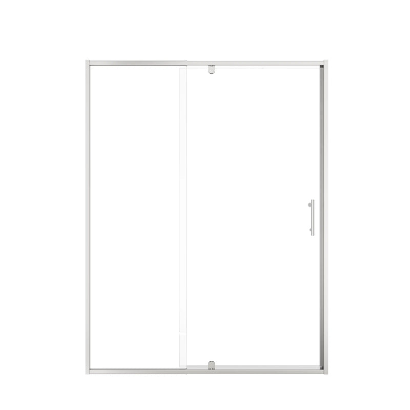 Cavare Series 60" x 71" Chrome Framed Pivot Shower Door – Easy Access & Watertight Seal