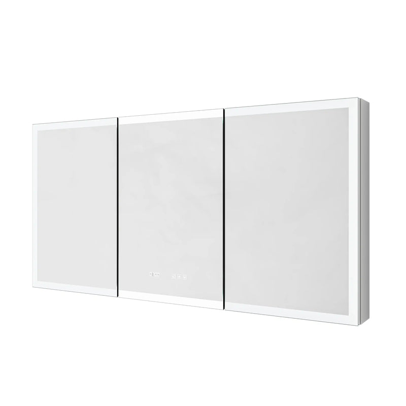 Lumen Series 60x30 Recessed/Surface Mount LED Medicine Cabinet - Outer Glow