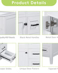 bathroom cabinet with drawers color:grey