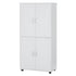 62”(H) Freestanding Bathroom Floor Storage Cabinet, 4 Adjustable Shelves