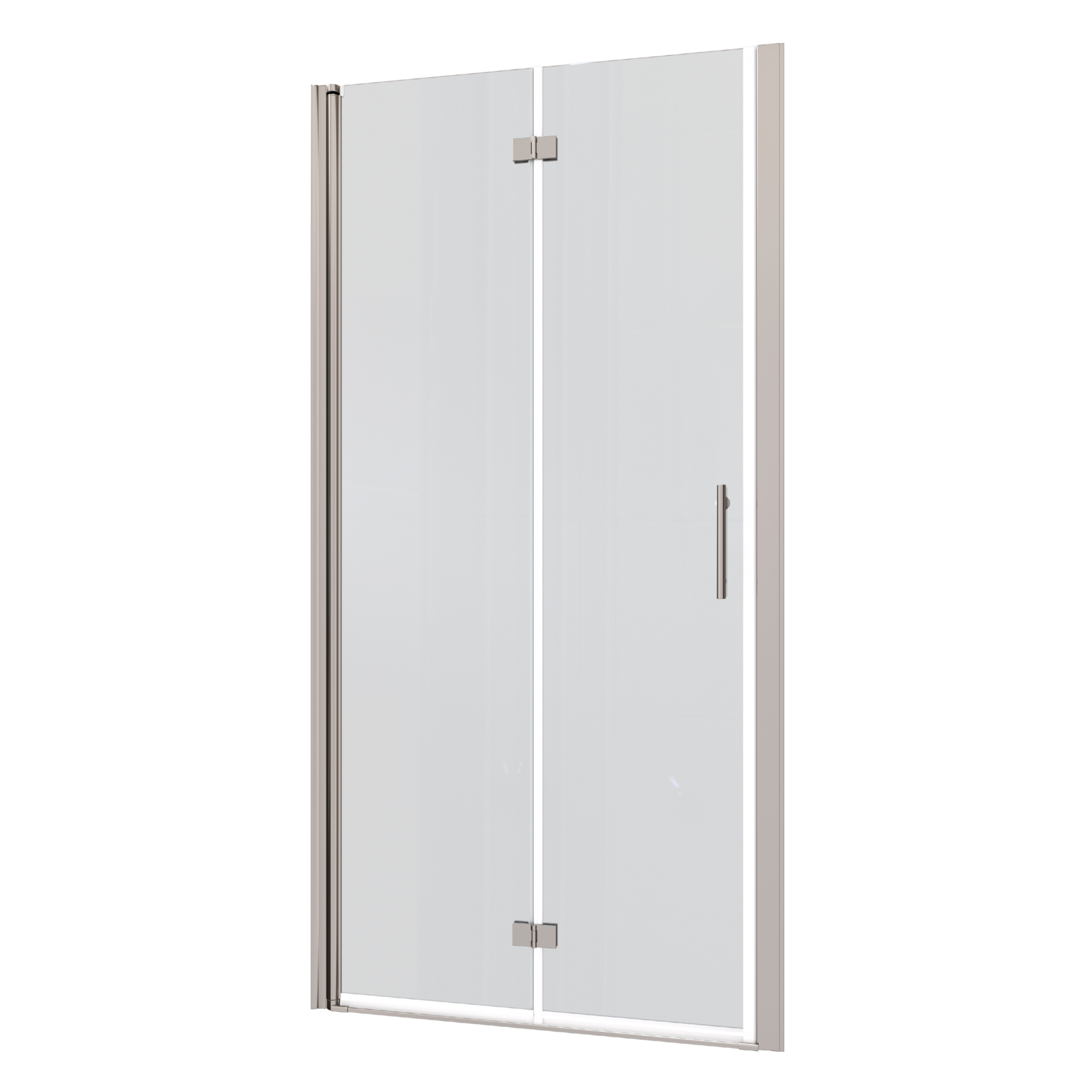 36&#39;&#39; x 72&#39;&#39; Chrome Semi-Frameless Bi-Fold Shower Door