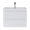 Oakmere Series 30" White Bathroom Floating Vanity with Resin Sink &amp; 2 Soft-Close Drawers