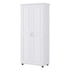 71.25” High White Tower Cabinet Bathroom – 5 Adjustable Shelves, Anti-Tip Design & Space-Saving Storage