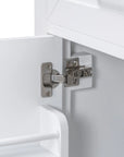 30" shallow vanities for small bathrooms hinge detail | Ace Decor