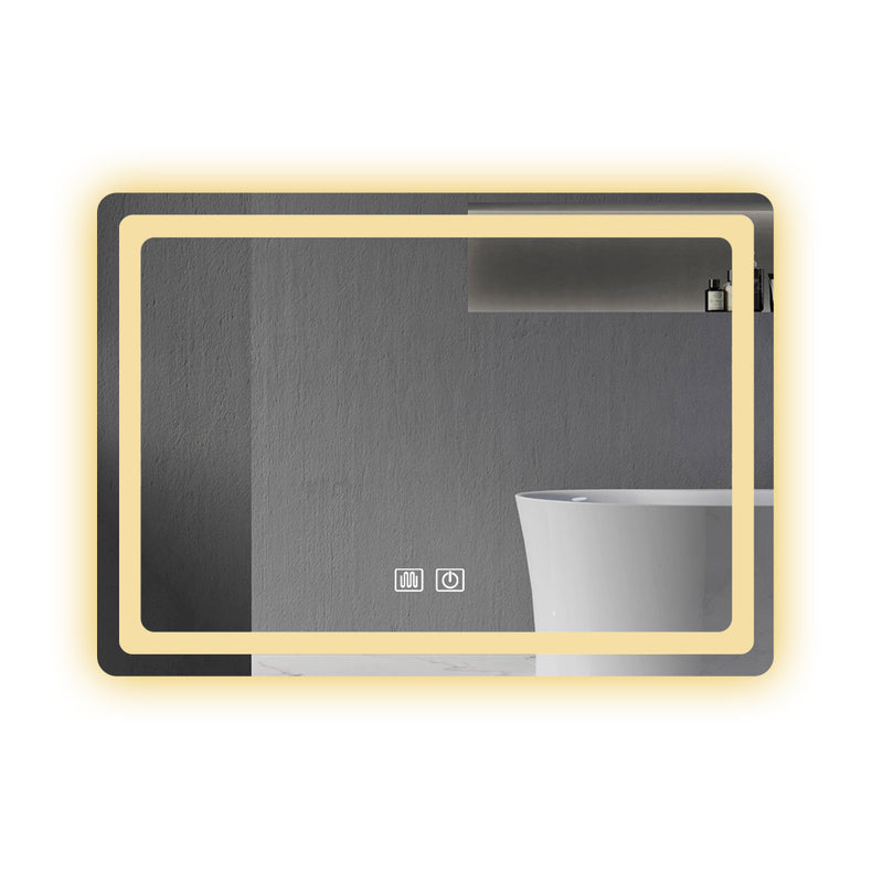 Solora 28" Smart LED Bathroom Rectangular Mirror