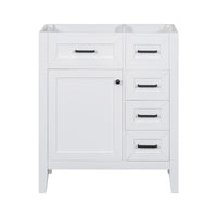 30" bathroom vanity freestanding front view | Ace Decor