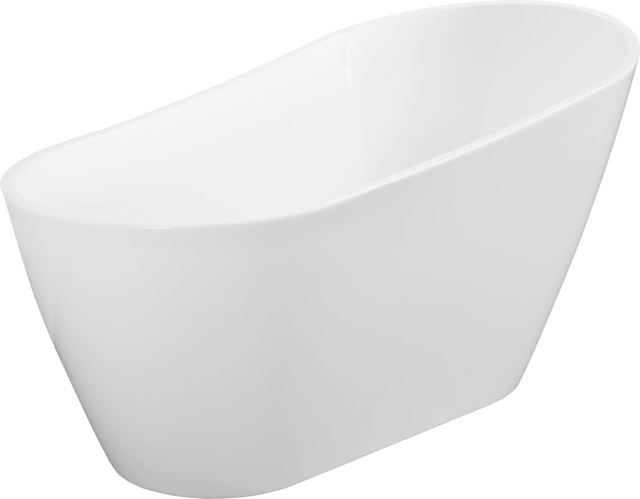 Luxurious Freestanding Acrylic Bathtub - Modern Design, Ultimate Comfort, and Efficient Drainage color: White
