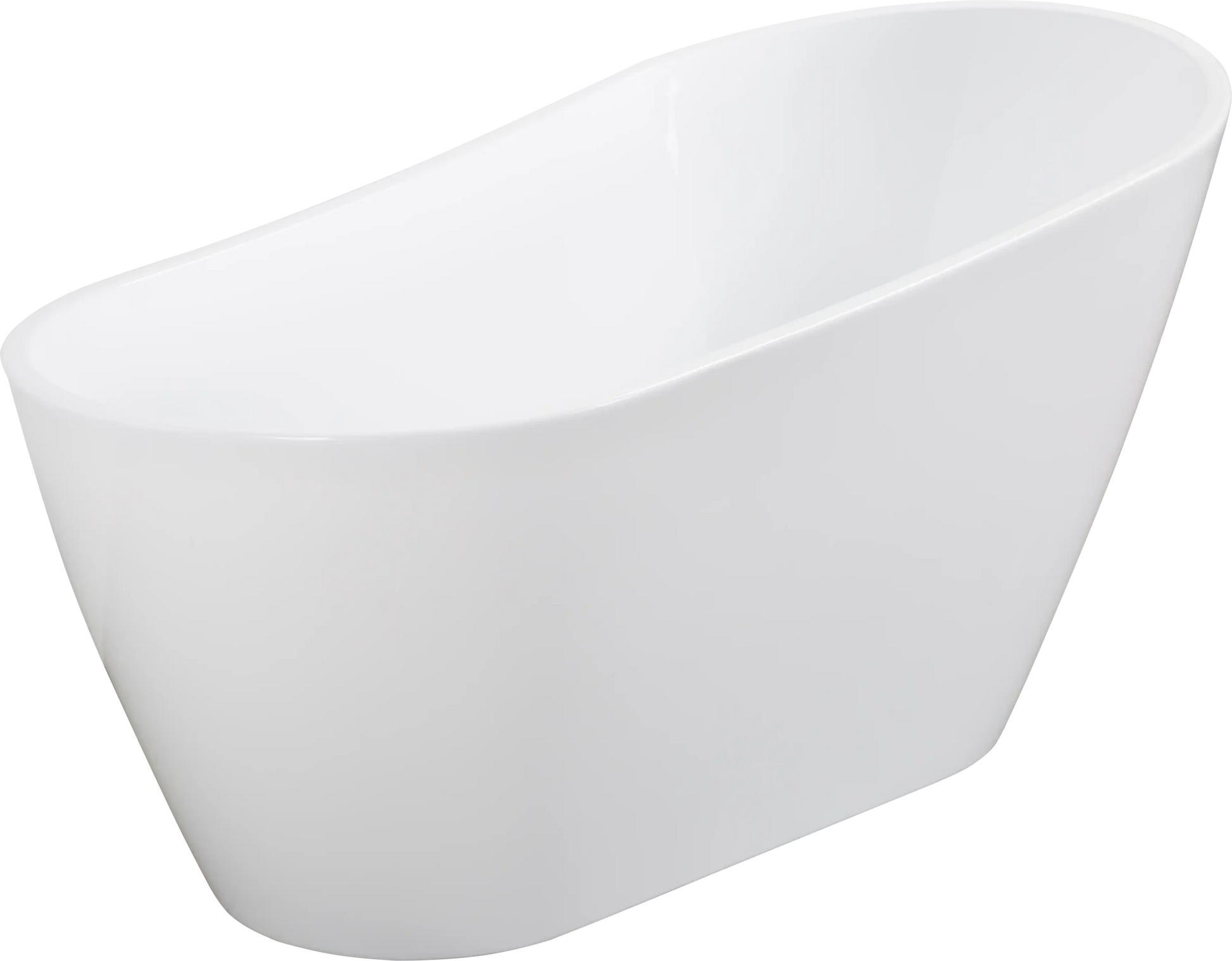 Luxurious Freestanding Acrylic Bathtub - Modern Design, Ultimate Comfort, and Efficient Drainage color: White