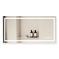 LuxeGlow Series 72"x36" Smart LED Mirror – Anti-Fog, Memory & Adjustable Lighting