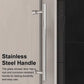 Gorgeous Single Sliding Frameless Shower Door With 3/8 Inch Clear Glass color:chrome