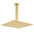 Lorton 12" Brushed Gold Rain Shower Head
