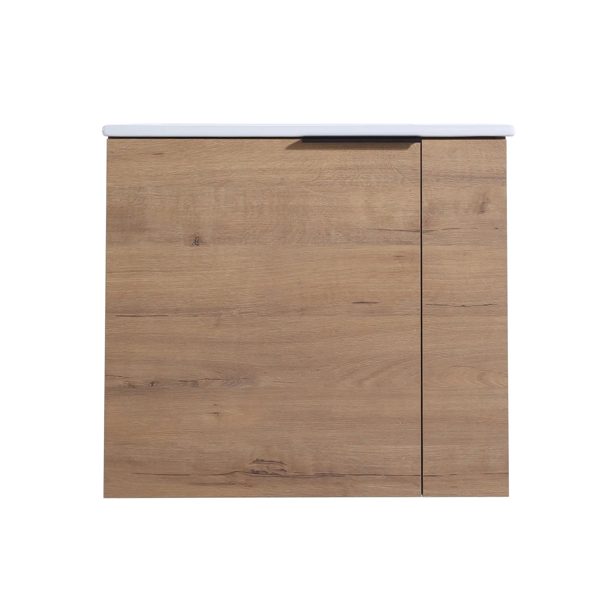 Forma Series 22" Modern Wood Bathroom Vanity Cabinet with Integrated Ceramic Sink