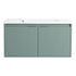 36" sage green fluted vanity bathroom 36 inch front view | Ace Decor