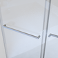 Bypass Shower Door Frameless with Soft-Close clolr:chrome