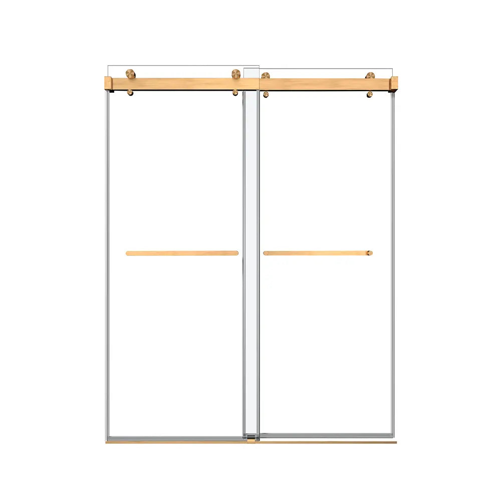 48/54/60/66/72/76*76 Gorgeous Double Sliding Frameless Shower Door