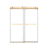 48/54/60/66/72/76*76 Gorgeous Double Sliding Frameless Shower Door