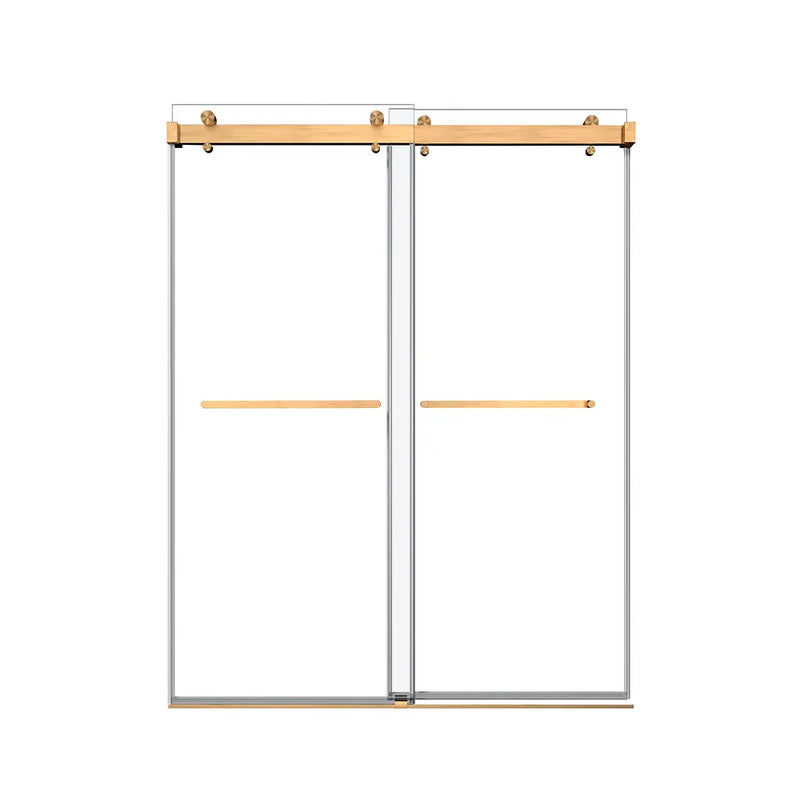 48/54/60/66/72/76*76 Gorgeous Double Sliding Frameless Shower Door