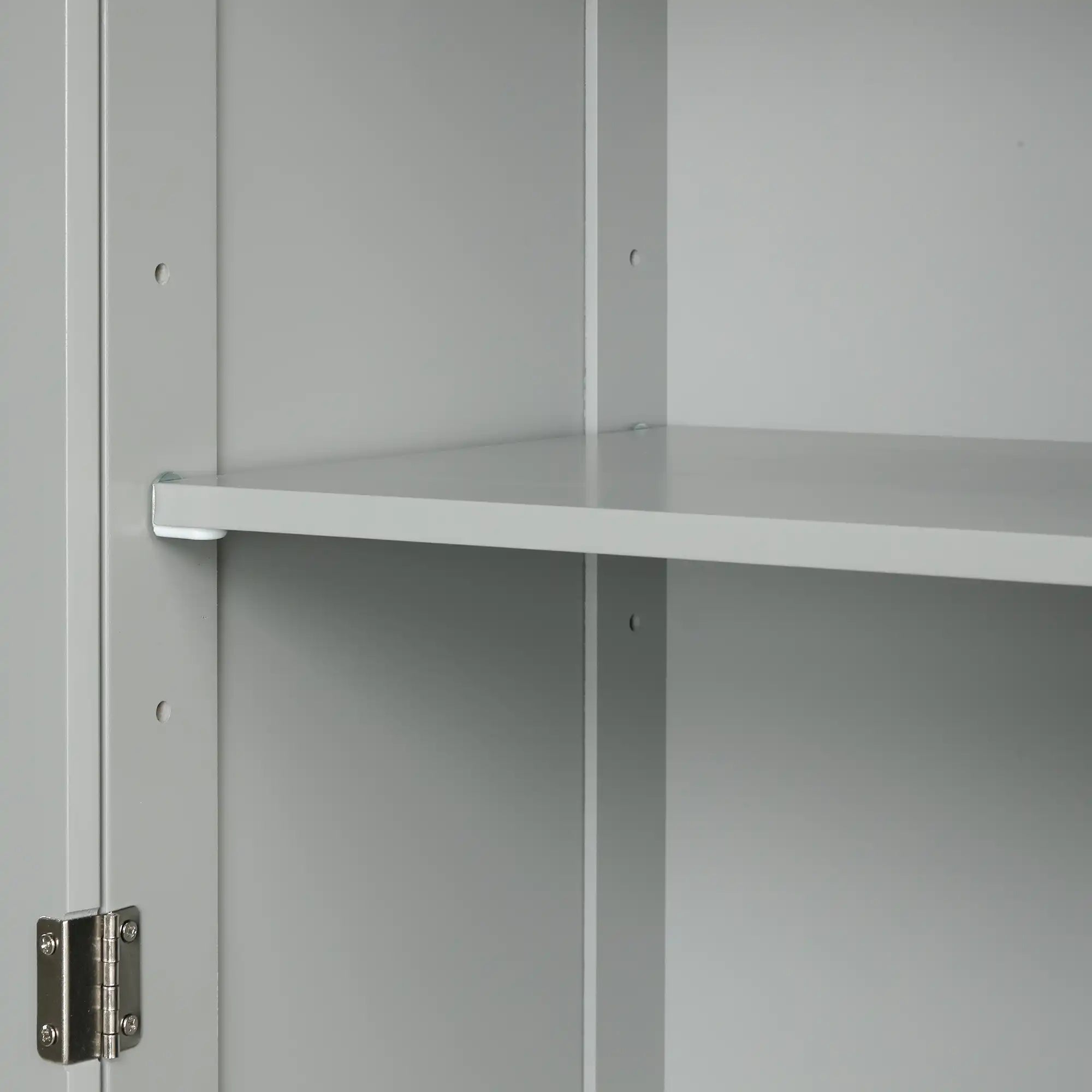 Valmor 68.1” Tall Bathroom Storage Cabinet in Grey
