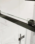 New Tempered Glass Shower Door Options color:matte black