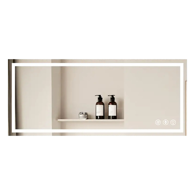 LuxeGlow Series 88"x38" Smart LED Mirror – Anti-Fog, Memory & Adjustable Lighting