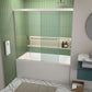 60" W x 58" H Framed Bypass Bathtub Door color:chrome