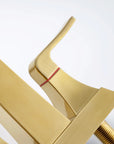 Aurora Series Widespread Bathroom Sink Faucet in Brushed Gold