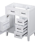 bathroom cabinet with drawers color:grey